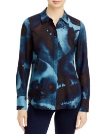 Lafayette 148 New York Scottie Printed Blouse   Bloomingdales at Bloomingdales