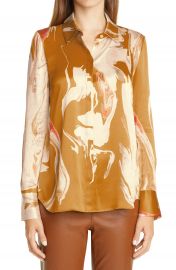 Lafayette 148 New York Scottie Silk Blouse   Nordstrom at Nordstrom