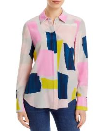 Lafayette 148 New York Scottie Silk Blouse Bloomingdales at Bloomingdales