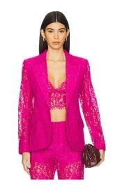 Lagence Chamberlain Blazer In Light Ruby at Revolve