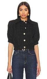 Lagence Cove Crop Jacket In Black at Revolve