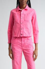 Lagence Janelle Raw Cut Slim Denim Jacket at Nordstrom Rack