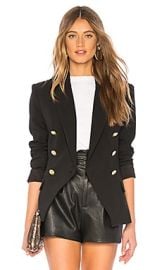Lagence Kenzie Blazer In Black at Revolve