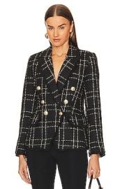 Lagence Kenzie Blazer In Black Gold at Revolve