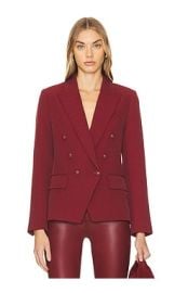 Lagence Kenzie Double Breasted Blazer In Syrah at Revolve