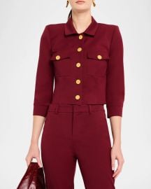 Lagence Kumi Cropped Fitted Jacket at Neiman Marcus
