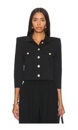 Lagence Kumi Cropped Fitted Jacket In Black at Revolve