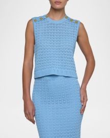 Lagence Max Pointelle Knit Vest at Neiman Marcus