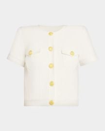 Lagence Nawa Short Sleeve Shirt Jacket at Neiman Marcus