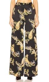 Lagence Pilar Wide Leg Pant In Black Paisley at Revolve