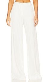 Lagence Pilar Wide Leg Pant In Ecru Gold at Revolve