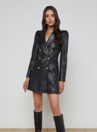 Lagence Tora Leather Blazer Dress 1835 SZ 6 eBay at eBay