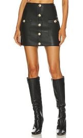 Lagence Truman Mini Skirt In Black at Revolve