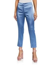 Lago Straight-Leg Pants by Veronica Beard at Neiman Marcus