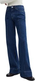 Laila High Waist Pintuck Jeans at Nordstrom