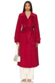Lamarque Margaret Coat In Rosewood at Revolve