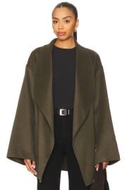 Lamarque Mekia Cardigan In Dark Olive at Revolve