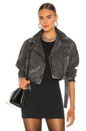 Lamarque X Revolve Dylan Jacket In Acid Wash Black at Revolve