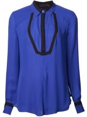 Lamb Classic Sheer Collared Shirt - at Farfetch