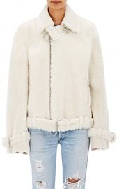 Lamb Shearling Jacket by Off White c/o Virgil Abloh at Barneys