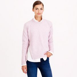 Lambswool zip sweater at J. Crew