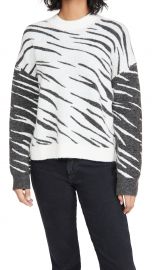 Lana Tiger Stripe Crewneck Sweater by Rails at Amazon