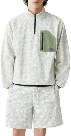 Land Rover Topography Half Zip Pullover Sweatshirt at Amazon