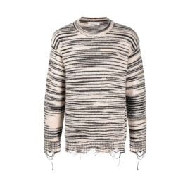 Laneus Striped Sweater at Garmentory