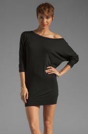 Lanston Boyfriend Mini Dress In Black at Revolve