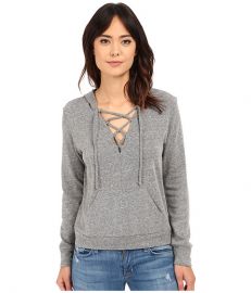 Lanston Lace-Up Hoodie Heather at 6pm