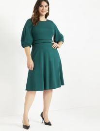 Lantern Sleeve Dress at Eloquii