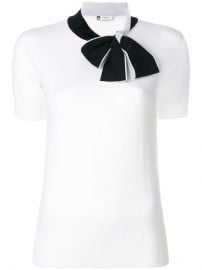 Lanvin Contrast Bow Jumper  1 050 - Buy Online - Mobile Friendly  Fast Delivery  Price at Farfetch