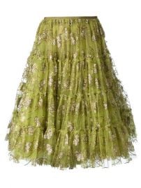 Lanvin Embellished Tulle Skirt - at Farfetch