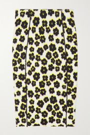 Lanvin Jacquard midi skirt at Net a Porter