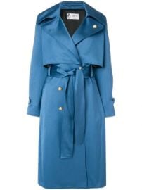 Lanvin Satin Trench Coat - Farfetch at Farfetch