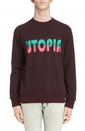 Lanvin Utopia Graphic Crewneck Sweatshirt   Nordstrom at Nordstrom