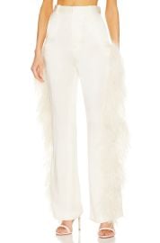 Lapointe Doubleface Satin High Waisted Flare Pant at Revolve