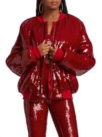 Laquan Smith Sequined Bomber Jacket at Saks Fifth Avenue