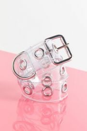 Large Clear Grommet Belt at Urban Outfitters