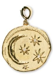 Large Cosmic Diamond Coin Charm at Marissa Collections