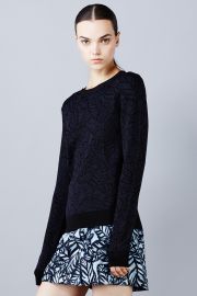 Large Frond Leaves Sweater at Opening Ceremony