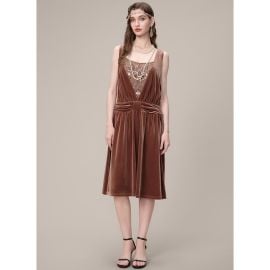 Larimar Pleated Waistband 1920s Flapper Dress JJx27s House at JJ's House
