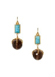 Lark drop earring in turquoise - Chan Luu at Brenmarke