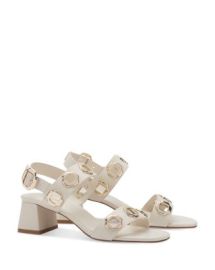 Larroudeacute Womens Milan Hardware Strappy High Heel Sandals Bloomingdales at Bloomingdales