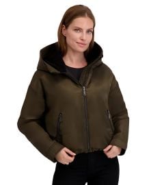 Laundry By Shelli Segal Women39s Hooded Bomber Jacket - Macy39s at Macys