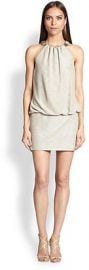 Laundry by Shelli Segal - Beaded-Neckline Blouson Dress at Saks Fifth Avenue