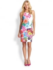 Laundry by Shelli Segal - Floral Neoprene Sheath at Saks Fifth Avenue