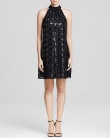 Laundry by Shelli Segal Dress - Sleeveless Sequin Trapeze Shift at Bloomingdales