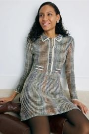 Lauper Collared Tweed Dress by Veronica Beard Rent the Runway at Rent the Runway