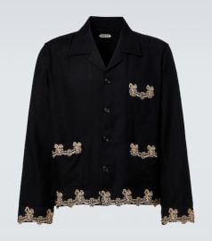 Laurelist wool flannel overshirt at Mytheresa